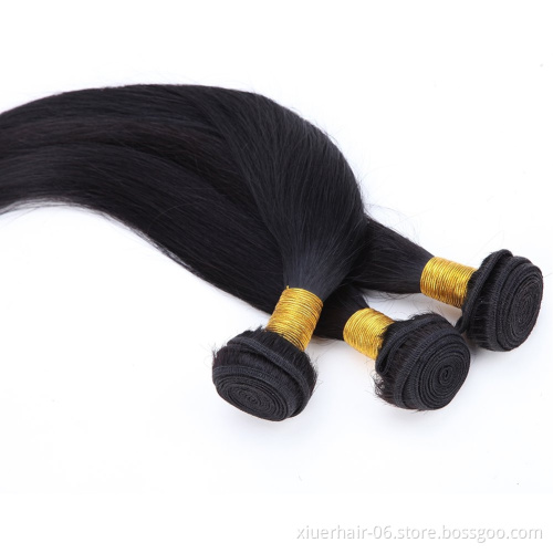 RTS Vendor Silky Straight Cuticle Aligned Virgin Hair, Grade 8A 30inches Human Hair Bundles, Free Sample Brazilian Hair